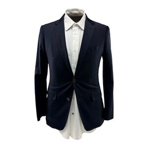 BONOBOS Slim Fit Navy Wool Blend Blazer Sport Coat Jacket Men's Size 38R